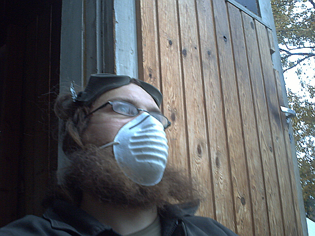 been breaking up some concrete