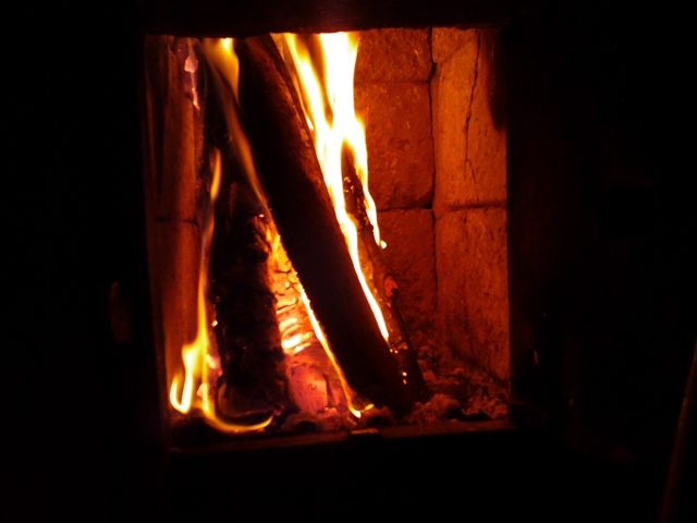 the fireplace in my bedroom